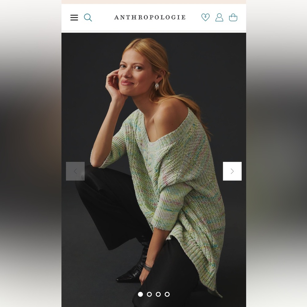 Pilcro & the letterpress for Anthropologie oversized cable knit sweater. Worn 1x